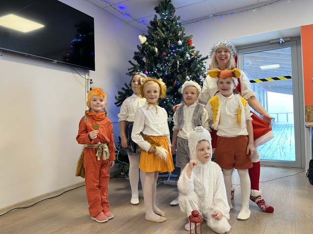 Mazputniņš pie senioriem